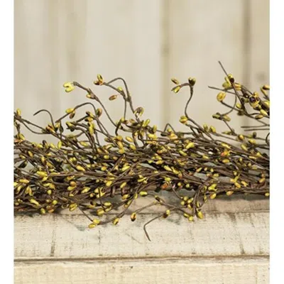 Homegifo Sage Pip Berry Garland 4ft In Yellow
