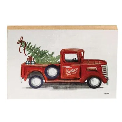 Homegifo *santa's Tree Farm Block In Multi