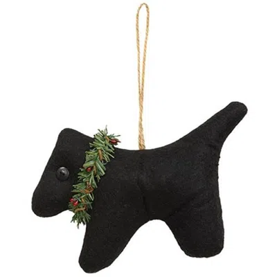 Homegifo *scottie Christmas Ornament In Black
