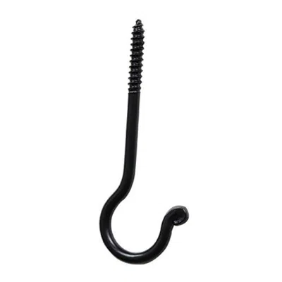 Homegifo Screw Hook 5" In Black