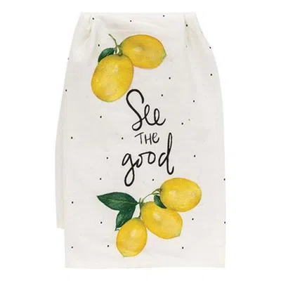 Homegifo *see The Good Lemon Dish Towel In White