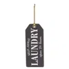 Homegifo *self Serve Laundry Open 24 Hours Wood Tag
