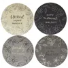 Homegifo *sentiment Floral Plate 4 Asstd.