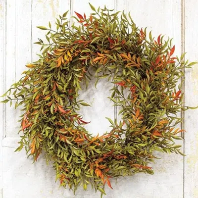Homegifo Shade Smilax Wreath 20" In Green