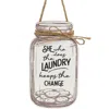 Homegifo She Who Does The Laundry Mason Jar Hanger