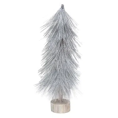 Homegifo *silver Pine Tree In Gray