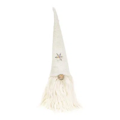Homegifo *sm Felted White Gnome Ornament