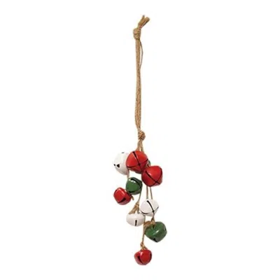 Homegifo Sm Red/grn/wht Bell Ornament In Multi