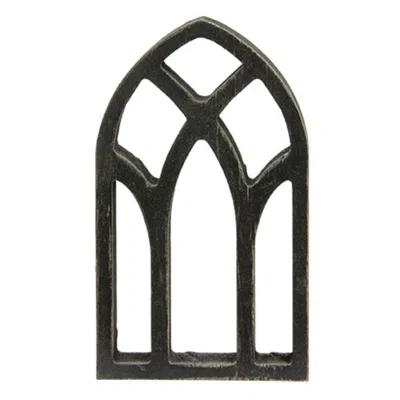 Homegifo Small Distressed Black Wooden Gothic Frame