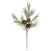 Homegifo Small Glittered Woodland Pine Pick 12"