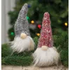 Homegifo Small Plush Santa Gnome W/red/gray Knit Hat 2 Asstd.