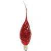 Homegifo Small Ruby Red Silicone Dipped Flicker Bulb