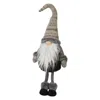 Homegifo *small Standing Plush Gray Santa Gnome