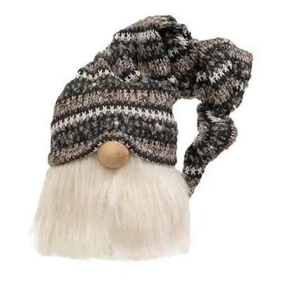 Homegifo *small Winter Knit Hat Gnome In Gray