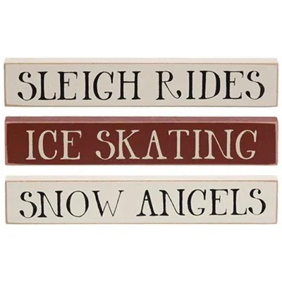 Homegifo Snow Angels Mini Stick 3 Asstd. In Multi