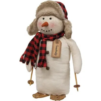 Homegifo Snow Buddy Doll In White