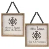 Homegifo *snow Place Like Home Beaded Framed Sign 2 Asstd.