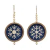 Homegifo Snowflake Beaded Round Hanger 2 Asstd.