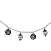 Homegifo Snowflake Ornament Beaded Garland