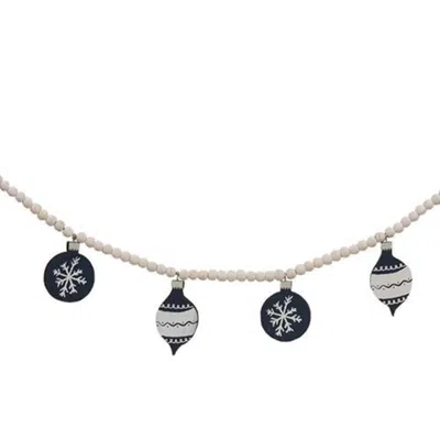 Homegifo Snowflake Ornament Beaded Garland In Multi
