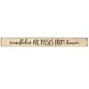 Homegifo Snowflakes Are Kisses From Heaven Engraved Block 1.75" X 18"