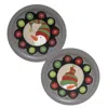 Homegifo Snowman Penny Mat Plate 2 Asstd.