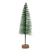 Homegifo *snowy Bottle Brush Tree 10"
