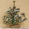 Homegifo Snowy Brush Pine Tree 12"