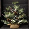 Homegifo Snowy Brush Pine Tree