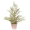 Homegifo Snowy Juniper Tree In Planter