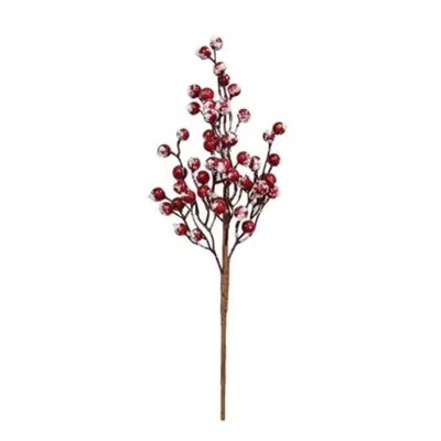 Homegifo Snowy Red Berry Pick 16"