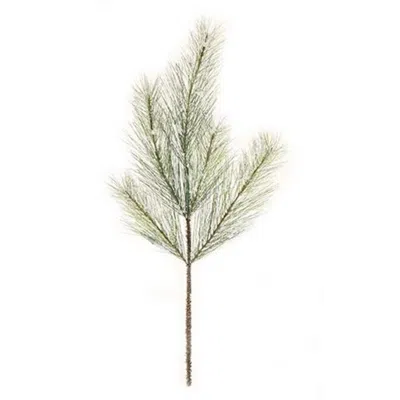 Homegifo Snowy Silver Fir Spray 24" In Green