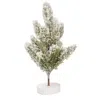 Homegifo Snowy Spruce Mini Tree On Base 10"