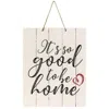 Homegifo Gather Here With Grateful Hearts Vertical Pallet Board Rope Sign
