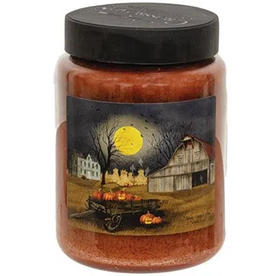Homegifo Spooky Harvest Moon Pumpkin Spice Jar Candle 26oz