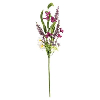 Homegifo Spring Flower & Phlox Spray 18" In Green