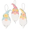 Homegifo *spring Flower Chunky Gnome Ornament 3 Asstd.