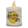 Homegifo *squeeze The Day Flame Timer Pillar 2.25" X 2.5"