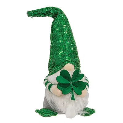 Homegifo St. Patrick's Day Lucky Sequin Gnome In Green
