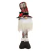 Homegifo Standing Plaid Santa Gnome W/led Light