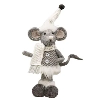 Homegifo Standing Plush Gray Mouse