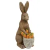 Homegifo Standing Resin Bunny With Carrot Basket