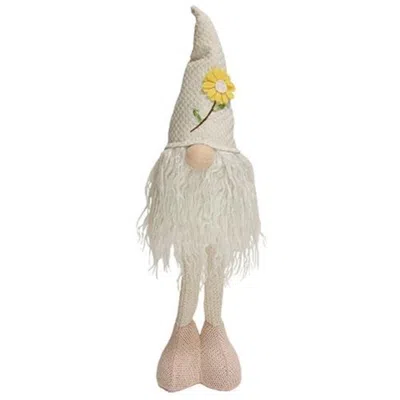 Homegifo *standing Spring Floral Gnome In Neutral