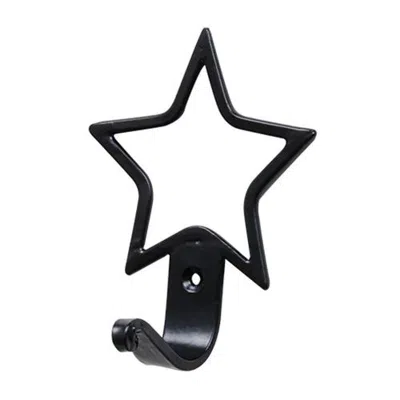 Homegifo Star Hook 4-1/2" In Black