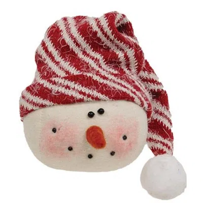 Homegifo Stocking Cap Frosty Snowman Head In Multi