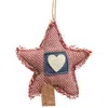 Homegifo Striped Fringe Olde Glory Star Ornament