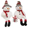 Homegifo Stuffed Fleece Snowman Sitter 2 Asstd.