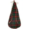 Homegifo Stuffed Green & Red Plaid Christmas Tree 13.5"