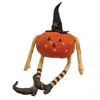 Homegifo Stuffed Led Witchy Jack O Lantern Sitter
