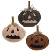 Homegifo Stuffed Mini Primitive Jack O Lantern 3 Asstd.